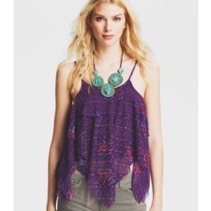 Free people flowy layered boho tank